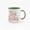 Light Green, variant on 11 Ounce "Keep Smiling" Ceramic Mug with Colorful Inner Lining - Inspirational Quote Coffee Cup with Star & Smiley Design