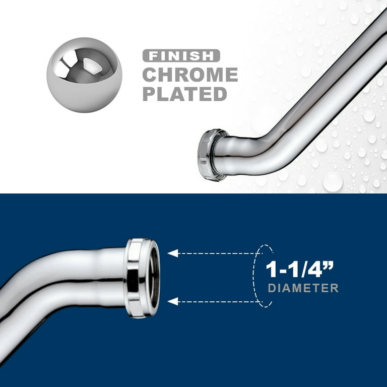 Highcraft 22121 Double Offset for Tubular Drain Applications, 1-1