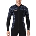 thumbnail image 1 of Sela de buceo 3mm Tops de traje de neopreno Premium neopreno Tits UV Protección de UV Buceo de buceo Scuba de canoa para aeróbicos de agua Snorkel Grey M seitruly OD003290-12, 1 of 7