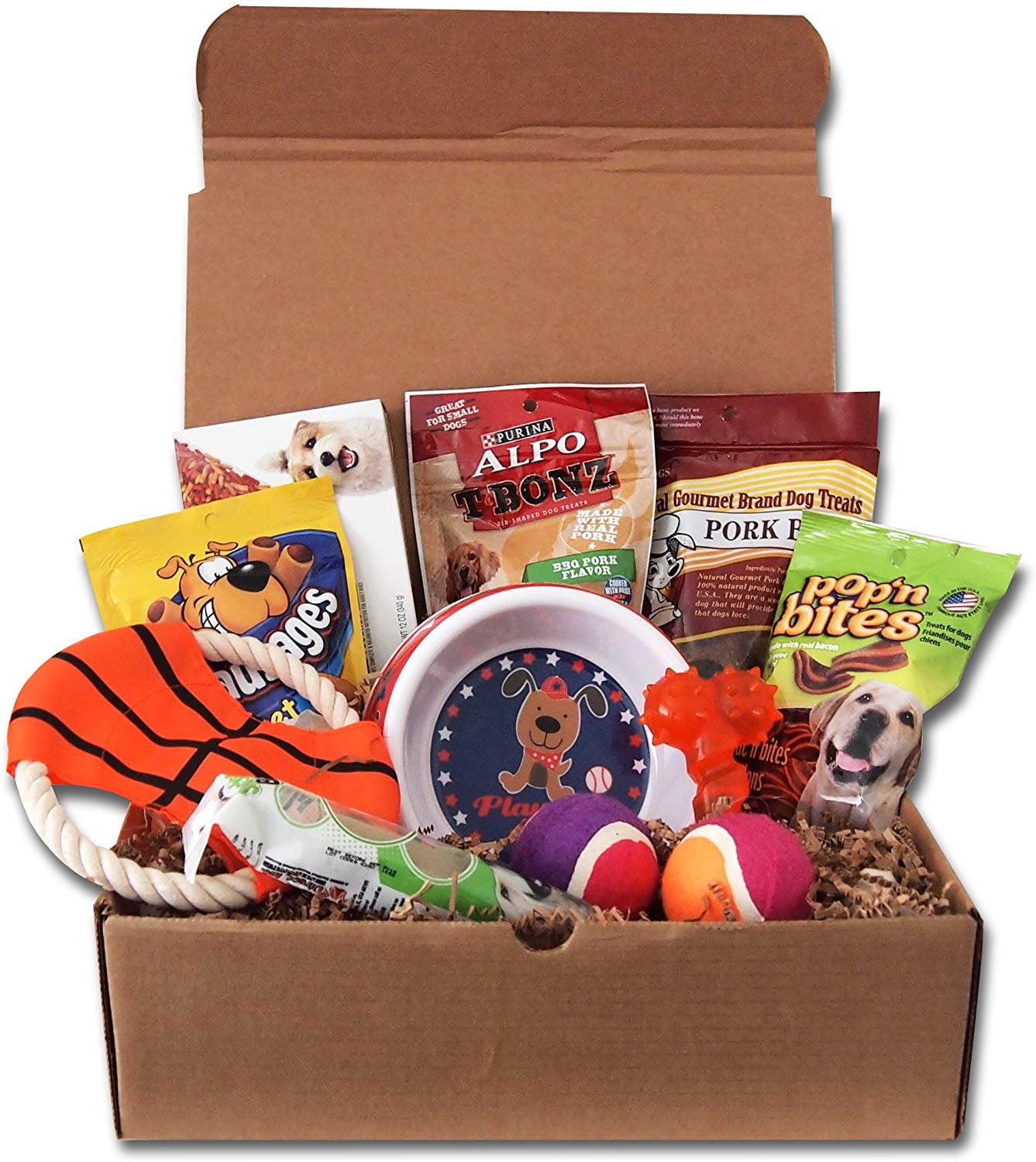 Best Dog Puppy Gift Treats Pet Toy Box Set