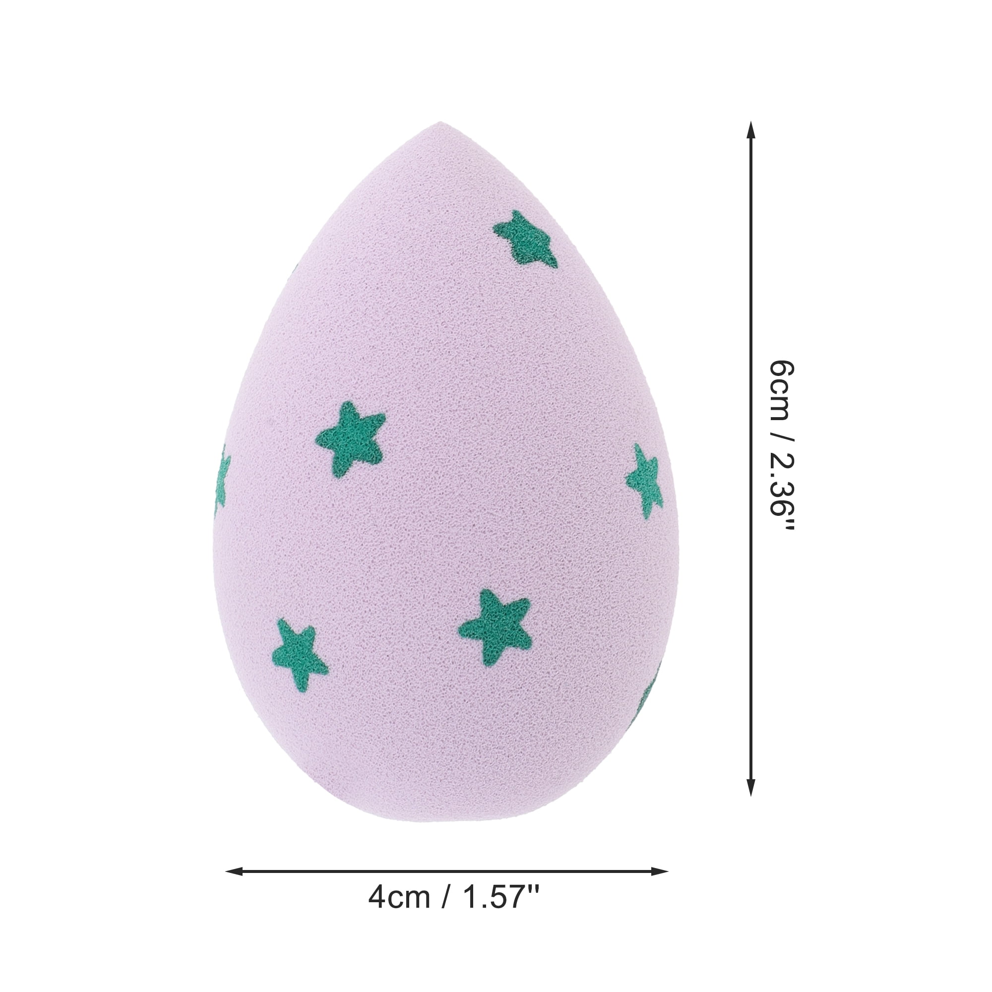 Unique Bargains 1 Pc Star Face Makeup Sponge for Bedrooms Makeup Needs Purple