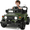 Green, variant on HHVEL 12V 7Ah Power-Wheels Jeep, Ride On Cars with Remote Control for Girls, 3 Speeds, Electric Cars for Kids 3-5, Spring Suspension, Bluetooth Music & LED Lights, Green