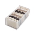 thumbnail image 2 of Mesh Jeans Storage Organizer, Clothing Drawer Organizer, Drawer Clothes Organizer, Mesh Drawer Organizer, Clothes Drawer Divider Bin, Wardrobe Compartment Storage Box 1Pcs (Medium 6 Grid), 2 of 3
