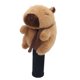 thumbnail image 4 of Funda de felpa Capybara para palos de golf de madera de calle, resistente a arañazos. Estilo C, 4 of 9