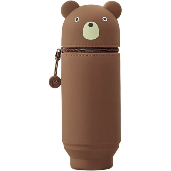 LIHIT LAB . Grand Stylo Debout (Porte-Stylo), Ours, 2.9 x 8.3 Pouces, (A7714-1)