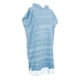 thumbnail image 1 of Advancent Poncho de surf de algodón turco, toalla suave de secado rápido para natación en la playa y el baño, 80 algodón 20 Decoración del hogar azul, 1 of 6