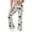 j16-White, variant on Athleisure Girls Pants High Seamless Waistband Graphic Printed Full Bootcut Girlfriend Kids Relaxed Fit Vacation Party Breathable Cute Daily Fashion Versatile Cartoon Casual Pants,9-10 Years