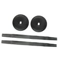 thumbnail image 2 of Almencla 2 Pieces Cymbal Handle Repairment Marching Percussion Instrument Cymbal Belt black, 2 of 5