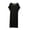Black, variant on Pafei Tyugd Nightshirts for Women Soft Breathable Short Sleeve Mini Nightdress Lightweight Casual Round Neck Pajama Dress Ladies Nightgowns Loungewear Black 2XL
