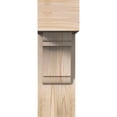 thumbnail image 2 of Ekena Millwork 7 1/2"W x 18"D x 22"H Olympic Block Smooth Bracket w/ Offset Brace, Douglas Fir, 2 of 25