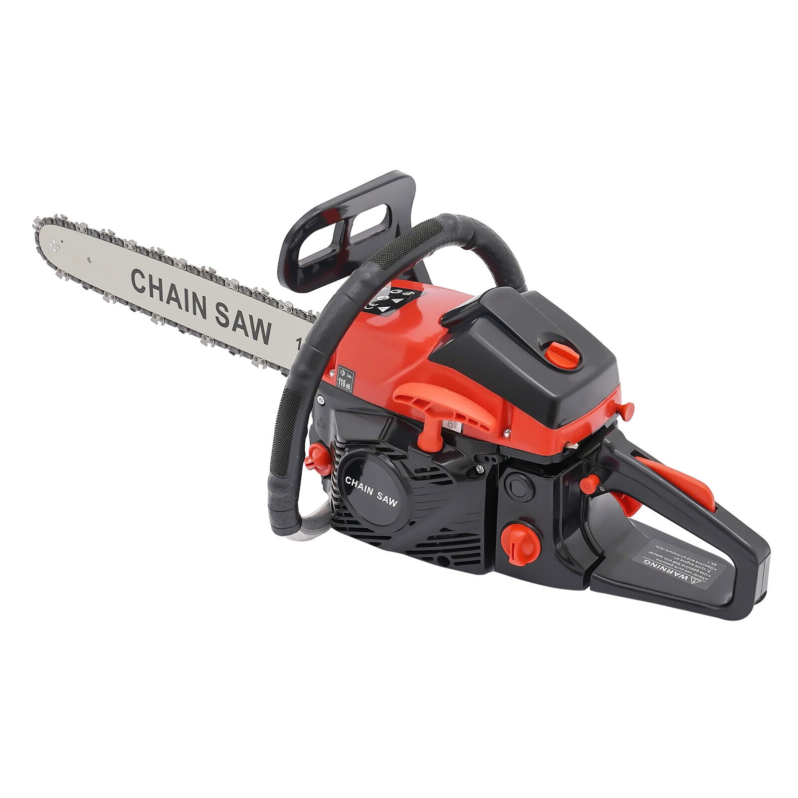 ToppiJoy 2200W 58CC Chainsaw 18 inch Gas Powered,2800-11000rpm Handheld Cordless Gasoline Chain Saws 2-Stroke, Chainsaw for Trees Wood Forest Cutting