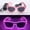 Pink 1, variant on 1PC Light Up LED Glasses Glow Sunglasses EL Wire Neon Glasses Glow in The Dark Party Supplies Neon Party Favors for Adults