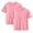 Q-Pink, variant on ATOGUTA 2 Pack Boys Girls Short Sleeve Shirts Soft Crewneck Short-Sleeve T-Shirts Basic Tees White, Size 2T-12