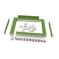 thumbnail image 3 of segolike 144Pcs Mini Mahjong Tiles Table Activities Supplies Chinese Version Game Set Green, 3 of 9