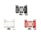 thumbnail image 4 of Bewildely Placa inferior central profesional, placa inferior de montaje en superficie recubierta, cubierta de chasis ligera, pieza de Kits de construcción modelo Rojo, 4 of 6