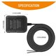 thumbnail image 3 of Fuente de alimentación Adaptador de de Cable enchufable compatible con timbre de , fácil instalación - Enchufe de la UE Sunnimix nuevo enchufe de pared, 3 of 8