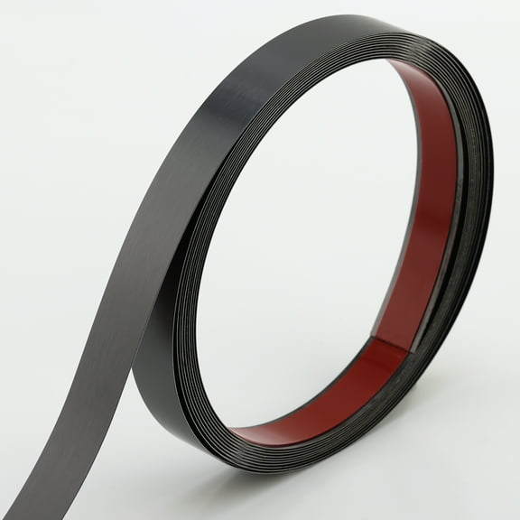 Gaahing Brushed Metal Trim, Peel and Stick Stainless Steel Wall Molding for Fireplace, Mirror Frame, Furniture and Home Decoration