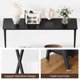 thumbnail image 3 of Qinaqin 41.3 inch Narrow Sofá Mesa con Outlet Estante y Metálico Frame Industrial cm de Alturaallway para Living Sala Foyer Dormitorio Perfect Behind the, 3 of 8