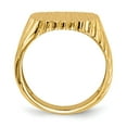 thumbnail image 2 of 14K Yellow Gold Ring Band Signet 18.0x16.5mm Open Back Men's, Size 8, 2 of 5