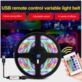 thumbnail image 2 of Billuyoard Tira de luces LED de control remoto de 5 m Cinta flexible cortable RGB Modos múltiples Luz LED RGB impermeable Iluminación navideña Numero 3 Billuyoard HA027721-03, 2 of 6