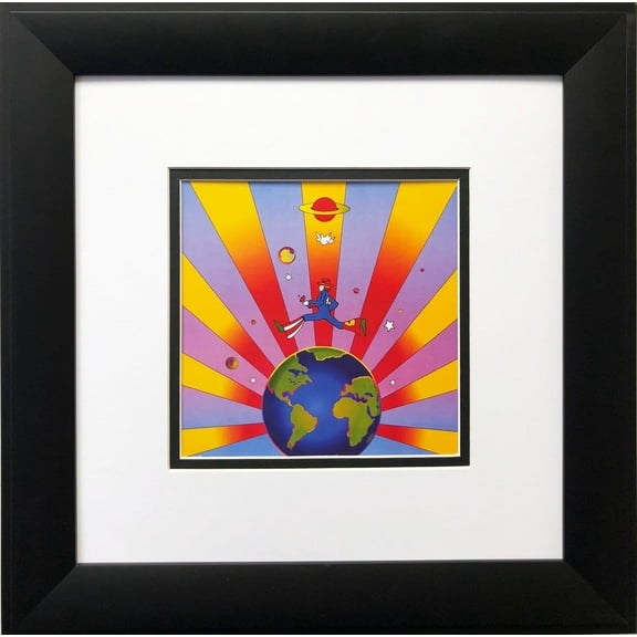 Peter Max "US EPA Poster '96" Newly Custom Framed Pop Art Generic
