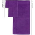 thumbnail image 5 of Hawmam Linen 6-Piece Bathroom Set - 100% Turkish Cotton, Lilac Purple, 2 Bath Towels, 2 Hand Towels, 2 Washcloths, High Absorbent, Quick Dry, Low Lint - Bathroom Accessories, Dorm Room Essentials, 5 of 5
