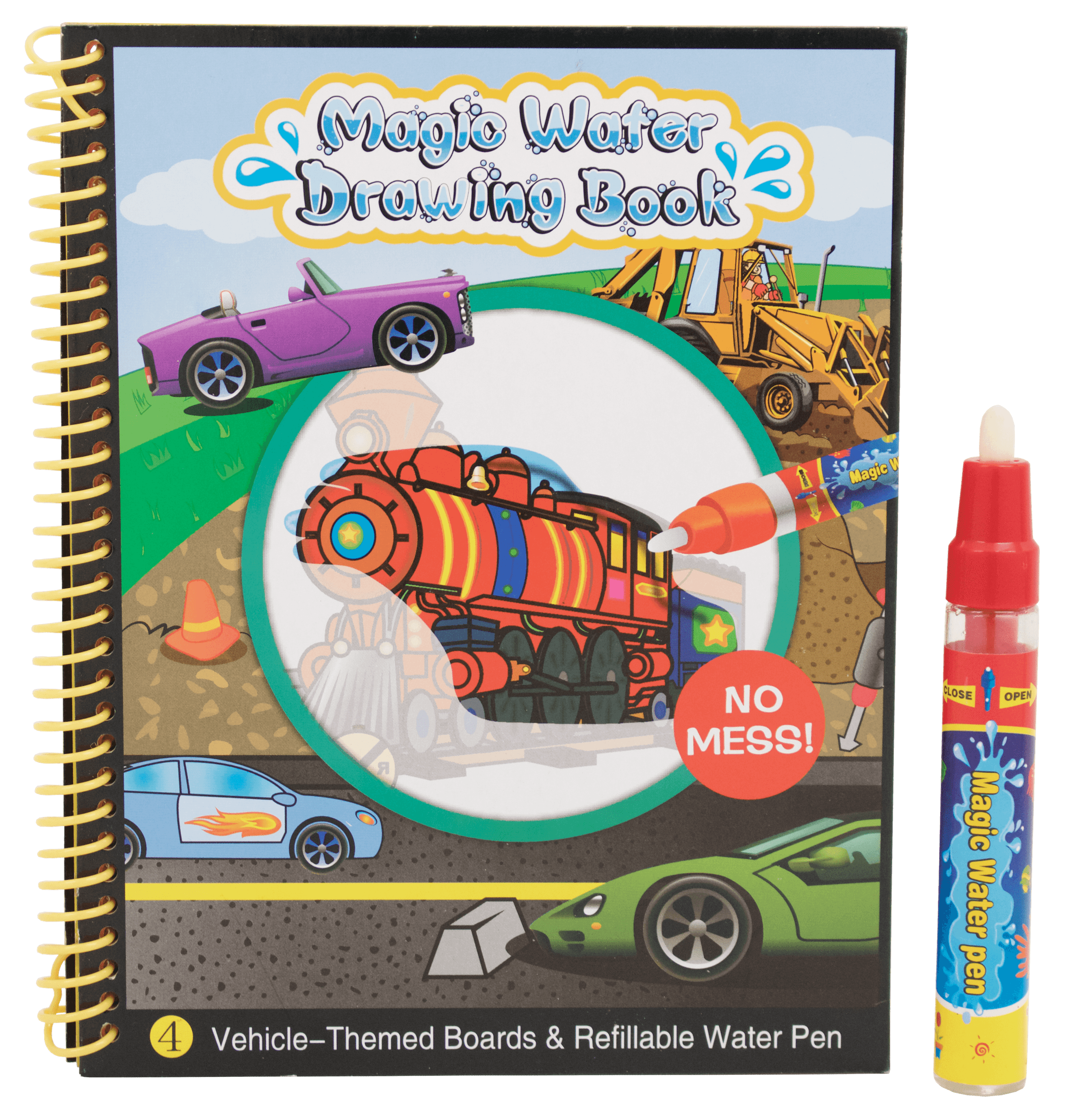 Techege Toys Imagine Magic Water Coloring Book For Kids Safe Non Toxic Stain Free Ink Free Kids Fun For All Ages Wow Walmart Com Walmart Com