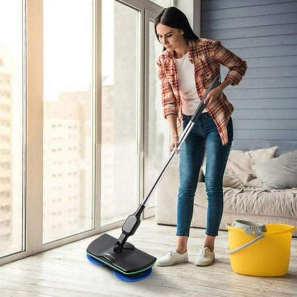 Cordless Electric Mop With Automatic, Tile And Hardwood Floor Scrubber