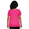 thumbnail image 4 of Terra & Sky Women's Plus Size Ruffle Sleeve Tee, 2-Pack, 4 of 5