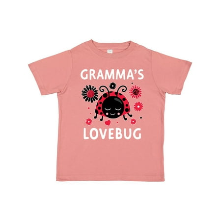 

Inktastic Valentine s Day Gramma s Lovebug Gift Toddler Boy or Toddler Girl T-Shirt