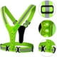 thumbnail image 2 of Fiudx Chaleco Reflectante, Seguridad Suave y Transpirable, Chaqueta Impermeable para Correr, Ropa de Ciclismo Brillante, para Deportes Al Aire Libre, para Fitness para Hombres y Mujeres, Diseño Liger, 2 of 7