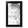 thumbnail image 2 of ArtToFrames 12" x 21" Matte Black with Beads Picture Frame, 12x21 inch Black Wood Poster Frame (WOM-4065), 2 of 8