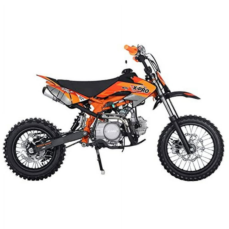 X-PRO 125cc Dirt Bike Pit Bike Kids Dirt Pitbike 125 Dirt Pit Bike (Black)