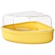 thumbnail image 4 of Contenedor de baño de arena para hámster, arena para jerbos, baño seco, accesorio para jaula, hámster duradero Amarillo grande, 4 of 9