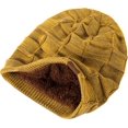 thumbnail image 5 of REDESS Beanie Hat for Men and Women Winter Warm Hats Knit Slouchy Thick Skull Cap-Yellow, 5 of 5