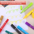 thumbnail image 4 of Uxcell 10 Pcs Marcador de Arte Doble Punta, Marcador de Esbozo de Color Marrón, 4 of 6