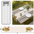 thumbnail image 3 of Abstract Printed Table Runner Linen Burlap Table Runner 90 Inches Long Modern Lion On Toilet Dresser Scarves for Kitchen Island Coffee Dining Room Party Wedding Banquet Holiday Decoration 13"x90", 3 of 8