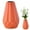 Orange, variant on Clearance Desktop Ornament under $5,Plastic Vase Modern Decorative Flower Vase For Fresh/Cut Flowers Leakproof & Lightweight Home/ Decor