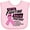 AD-Pink, variant on Inktastic We're Fighting Back Together- Breast Cancer Awareness Month Boys or Girls Baby Bib