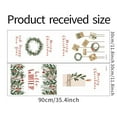 thumbnail image 6 of Christmas decorative Wall Stickers, Waterproof Removable Self-Adhesive Christmas Pine Branch Biscuit Gold Ball Hanging Decoration Window Glass Decorative Wall Stickers, 6 of 8