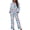 Aestheic Butterfly, variant on FOR U DESIGNS Aestheic Butterfly Womens Button Down Pajama Sets Long Sleeve Button Up Pajamas for Women 2 Pack Size 2XL Jogger Loungewear Pants and Tops Sleepwear Pjs