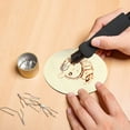 thumbnail image 5 of U.S. Solid Dual Pyrography Pen Wood Burning Kit with 3 Tips, 2-in-1 Solid-Point 200℃~480℃ and Wire-Nib 250℃~750℃, 5 of 5