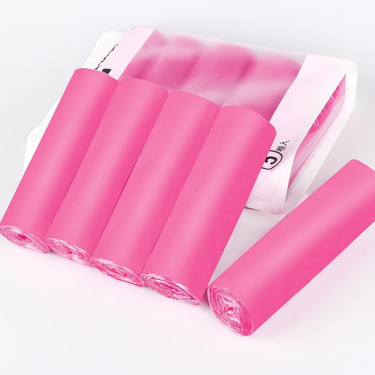 UFRITAN 5 Rolls Pink Trash Bags, Small Trash Bags with Drawstring, Pink  Garbage Can Liners, Eco-Friendly Unscented Wastebasket Bags, Heavy Duty