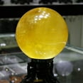 thumbnail image 6 of GKNET 50~80mm Natural Citrine Quartz Crystal Sphere Ball Healing Gemstone+Stand New-60mm, 6 of 9