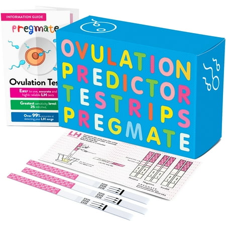 PREGMATE 20 Ovulation LH Test Strips One Step Urine Test Strip Combo Predictor Pregnancy Kit Pack (20 (Best Home Pregnancy Test Kit)