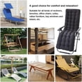 thumbnail image 5 of Bxaolu Patio Lounge Chair Cushion, Waterproof Gravity Chair Cushions with Ties, 62.5x19 Inches Chaise Lounge Chair Cushion for Outdoor Indoor Furniture, Home Office Chair Pads, 5 of 9