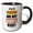 Black/White, variant on 3drose, Funny Fathers Day Dads Are Not Always Right Sarcastic Typography, 15oz Mug
