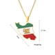 thumbnail image 3 of Iran Map Flag Pendant Necklace Jewellery Card Geometric Hip Hop Couple Necklace Unisex Sweater Chain For Women Men Gift, 3 of 3