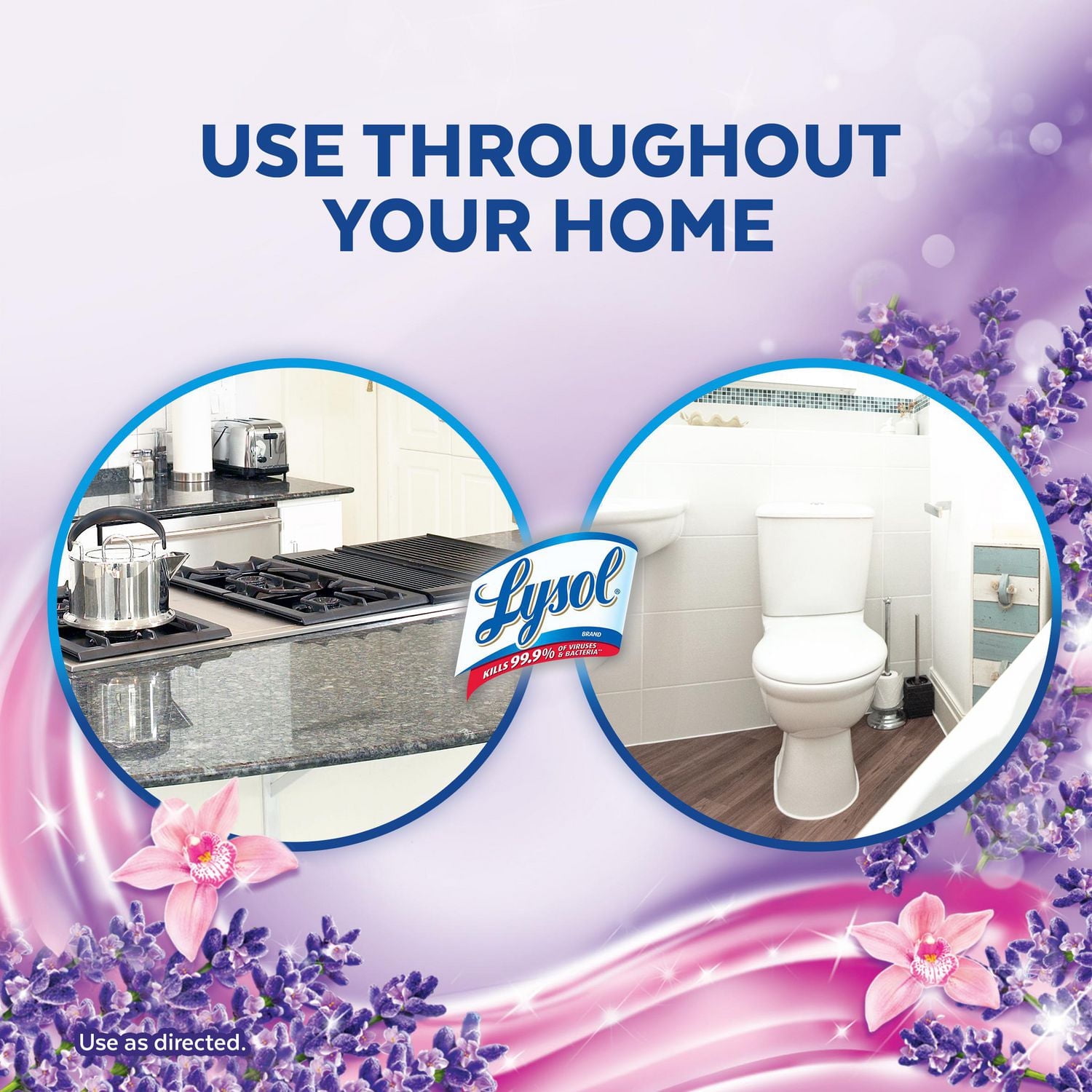 Nettoyant tout usage Lysol - Lavande, Nettoyant Multi-Surfaces 4,26L