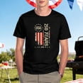 thumbnail image 2 of WEIWEN Mens 4th of July T Shirts Big and Tall Casual 250 Anniversary USA Tshirts Shirts for Men 250th American 250 Years 4th July 2026 T-Shirts Man Clothing Black, M, 2 of 5
